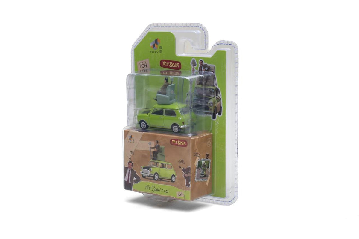 *PRE-ORDER* Morris Mini "Mr. Bean" Set (with sofa) Lime Green, 1:64 Scale