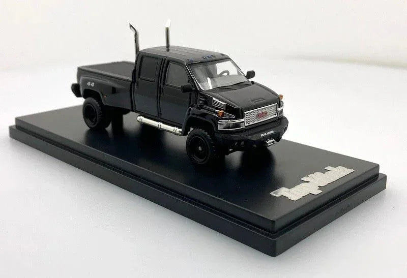 Premium scale diecast model car – Top Kick C4500 Off-Road Version, 1:64 Scale (Black) Collectible