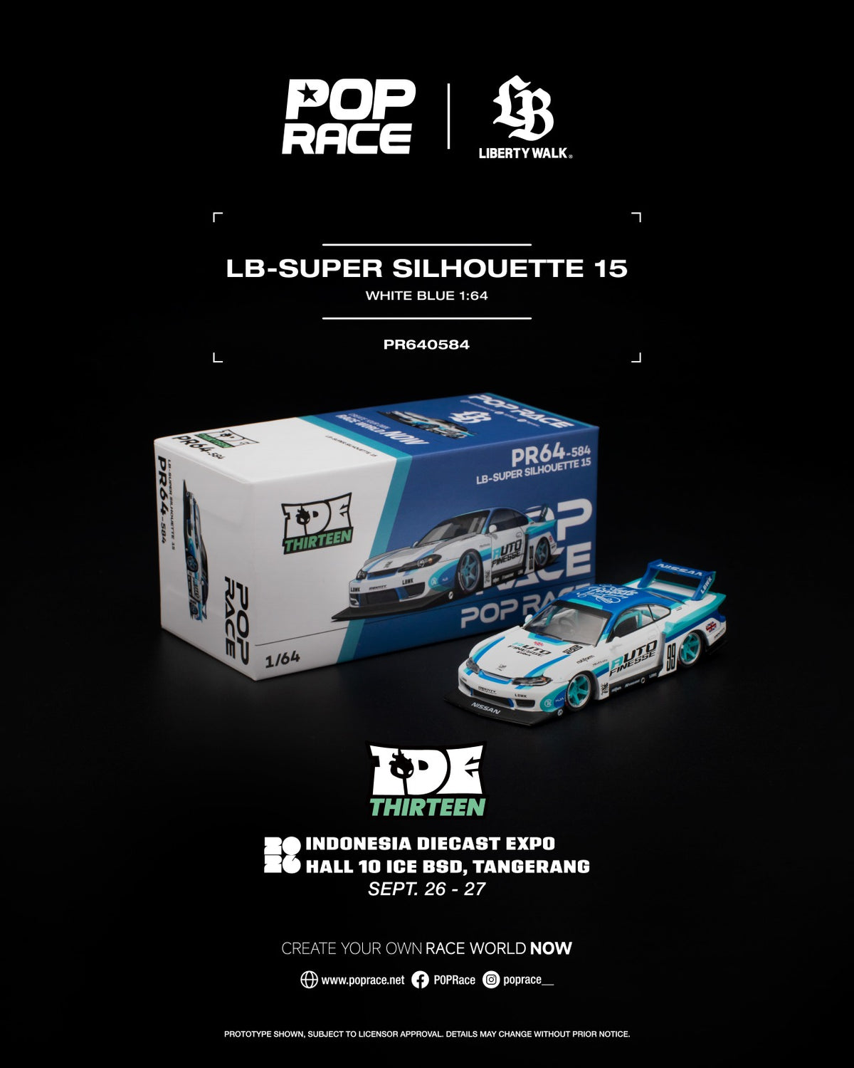 *IDE 2026* S15LB AutoFinnes (Limited 3000 pcs), 1:64 Scale