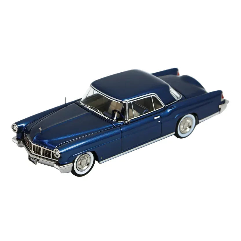 Premium scale diecast model car – Continental Mark II 1956, 1:64 Scale (Metallic Blue) Collectible