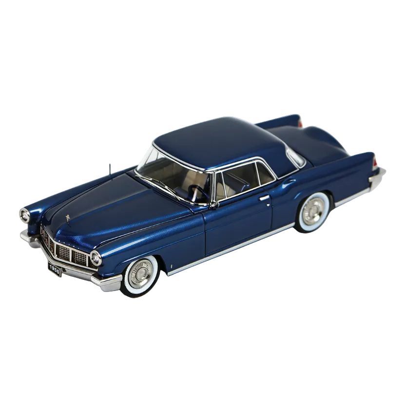 Premium scale diecast model car – Continental Mark II 1956, 1:64 Scale (Metallic Blue) Collectible