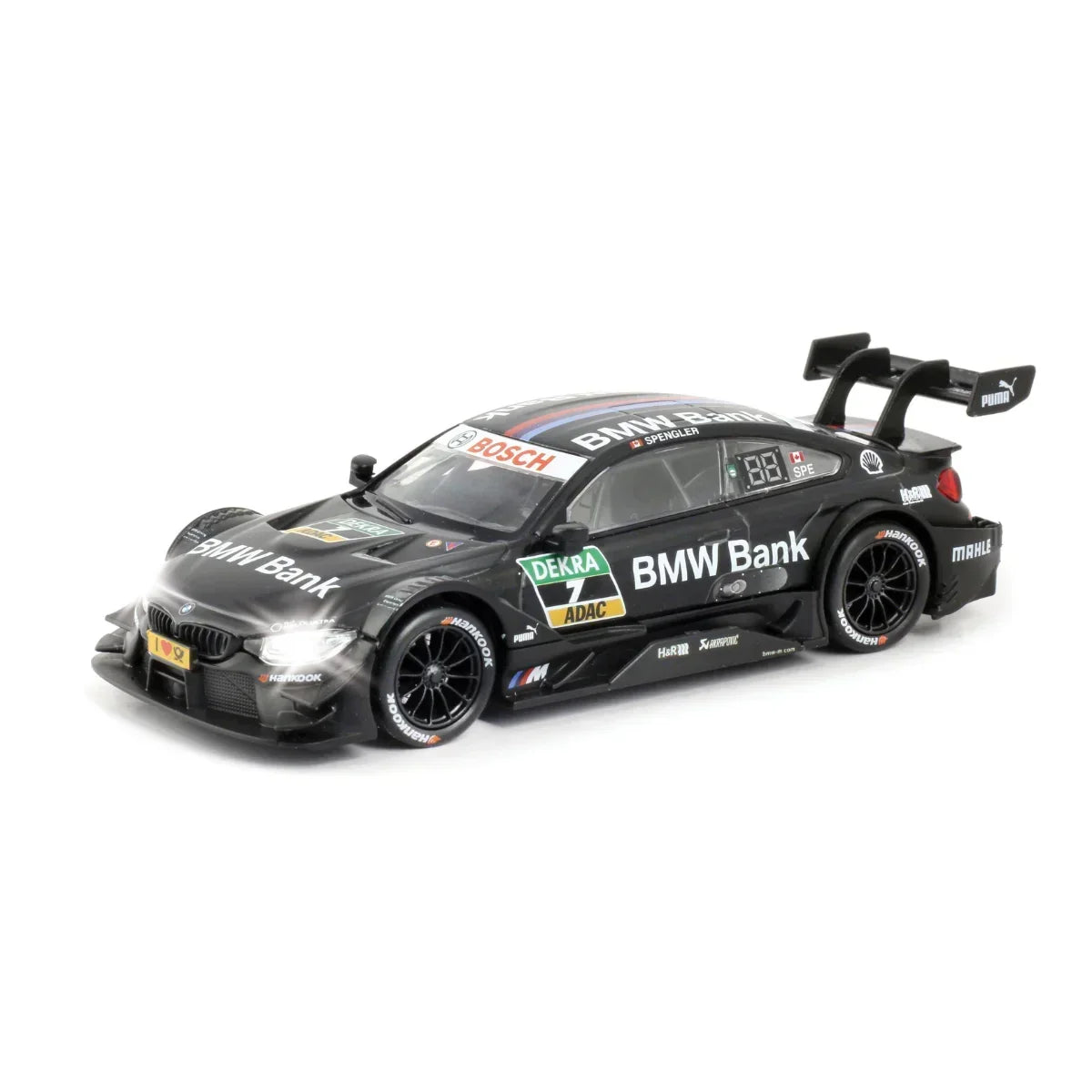 Premium scale diecast model car – BMW M4 DTM, 1:32 Scale (Black) Collectible
