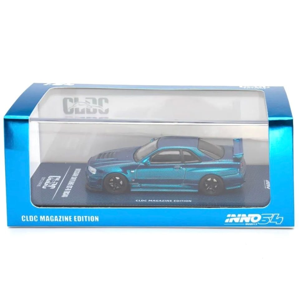 PRE-ORDER* Skyline GT-R R34 CLDC Magazine Edition,1:64 Scale