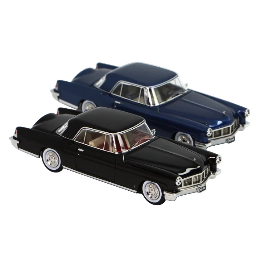 Premium scale diecast model car – Continental Mark II 1956, 1:64 Scale (Metallic Blue) Collectible