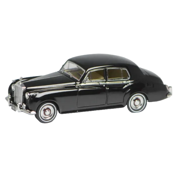 Premium scale diecast model car – Rolls Royce Silver Cloud 1955, 1:64 Scale (Black) Collectible