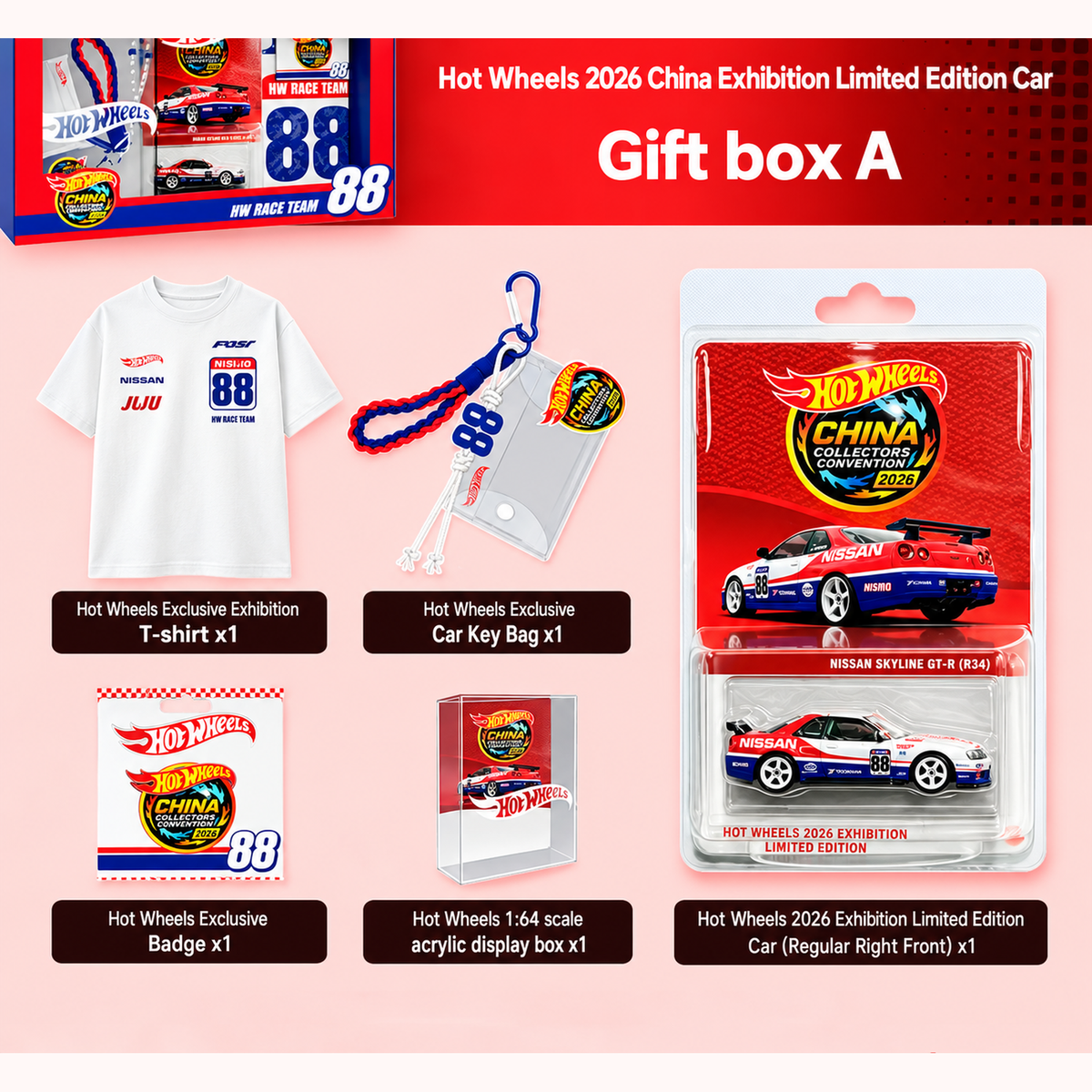 Hot Wheels Race Team 88 (China Collectors Convention 2026), 1:64 Scale