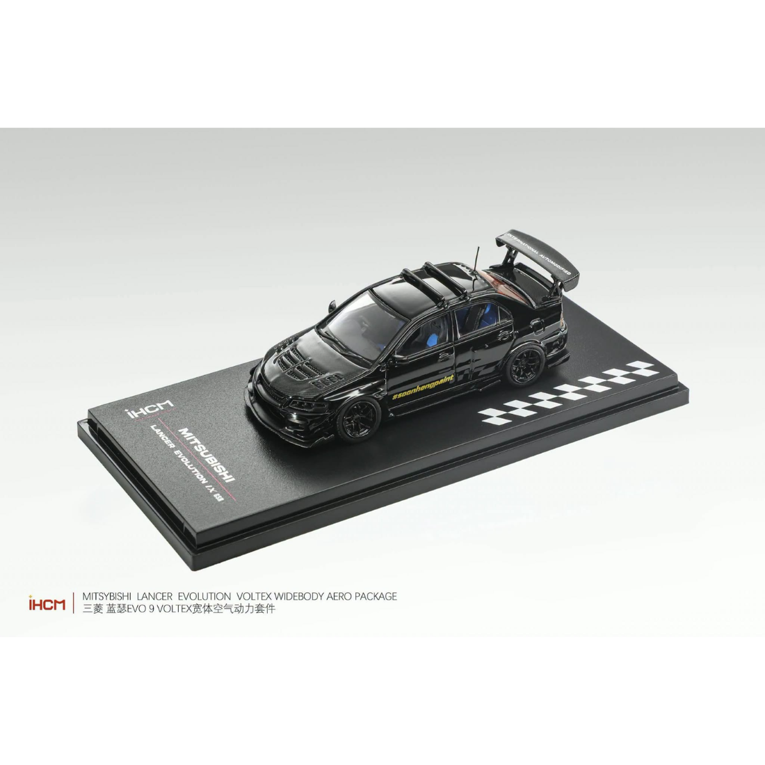 *Pre-Orders* Mitsubishi Licensed Products - Lancer GSR Evolution EVO IX, 1:64 Scale (Black)