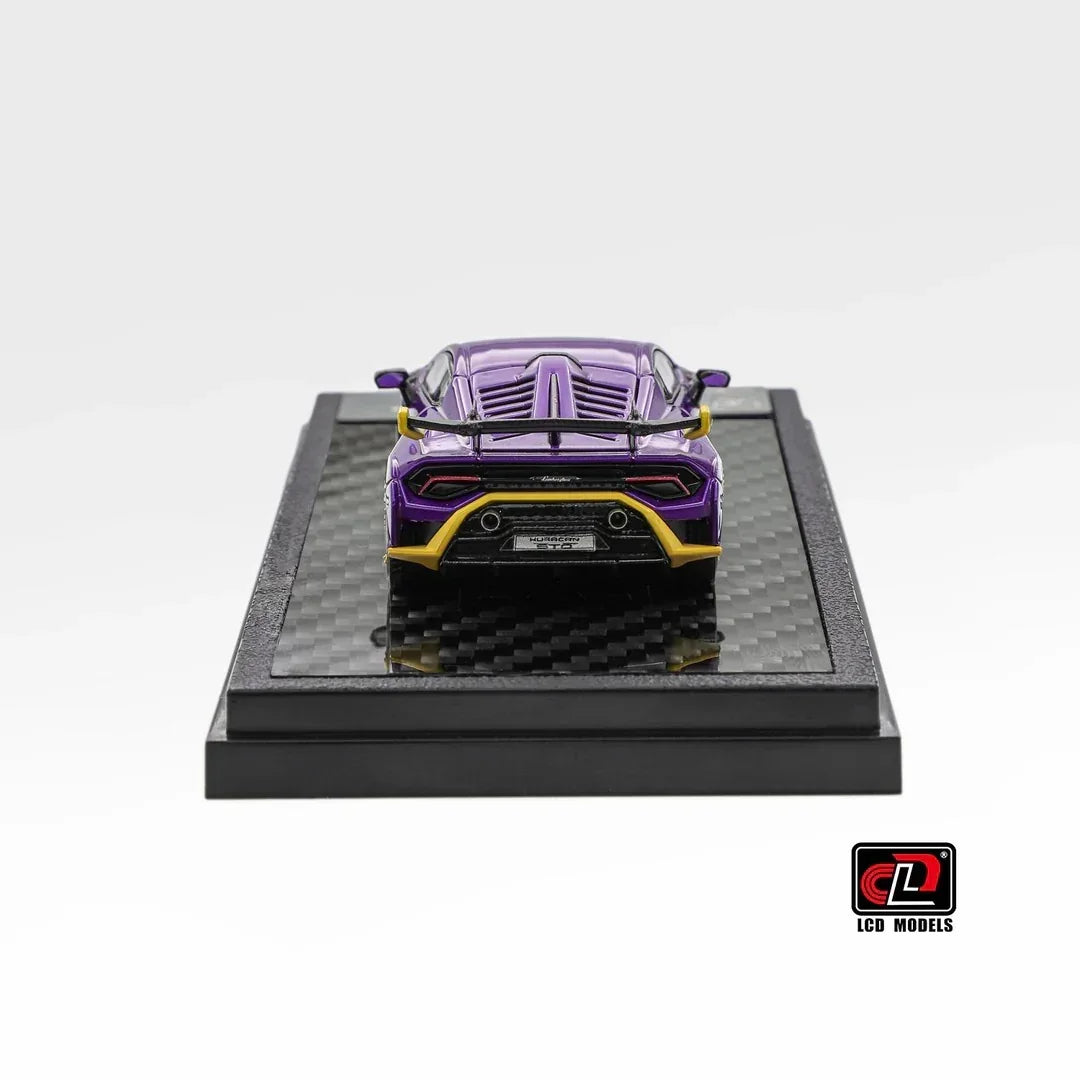 Premium scale diecast model car – Lamborghini Huracan STO, 1:64 Scale (Purple) Collectible