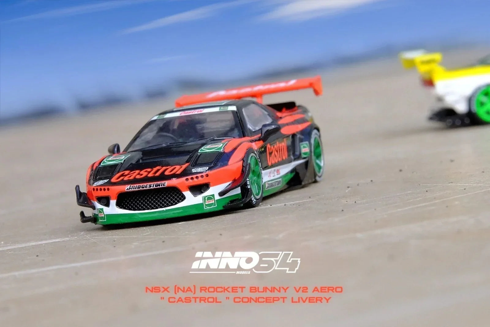 Premium scale diecast model car – *PRE-ORDER* NSX (NA1) Rocket Bunny V2 Aero "Castrol" Concept Livery, 1:64 Scale Collectible
