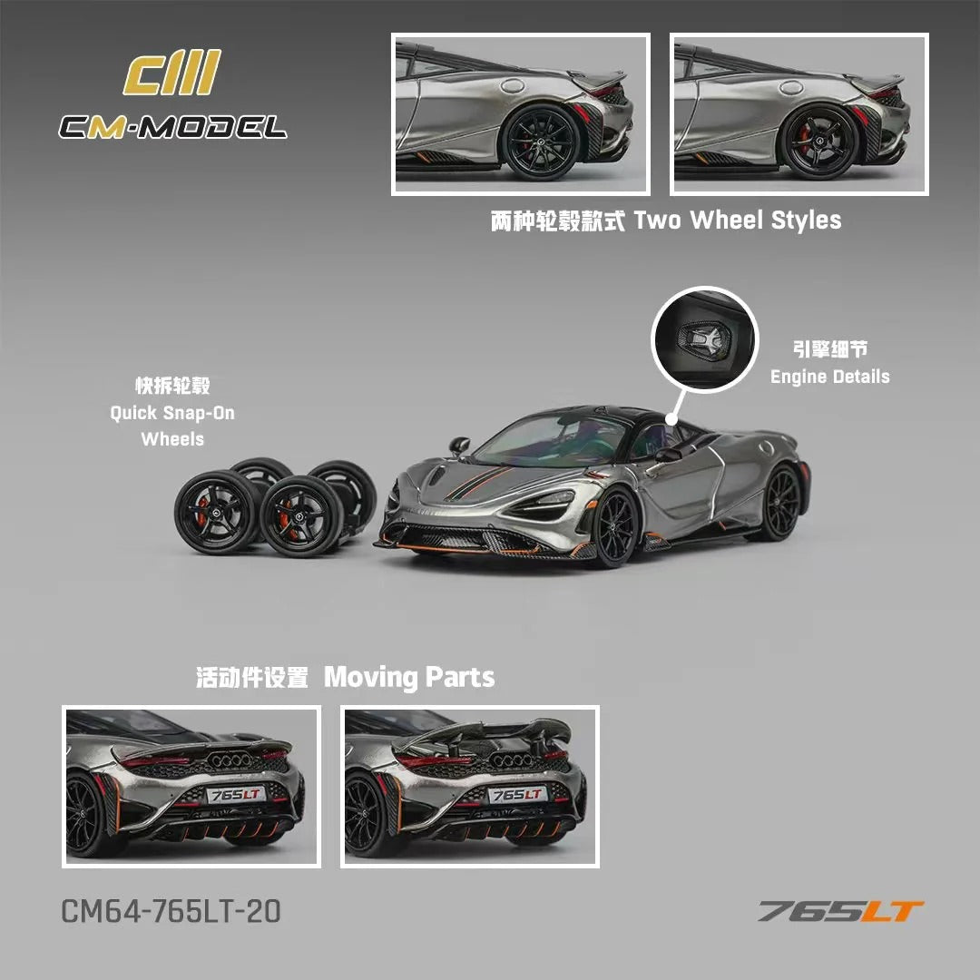Mclaren 765LT, 1:64 Scale