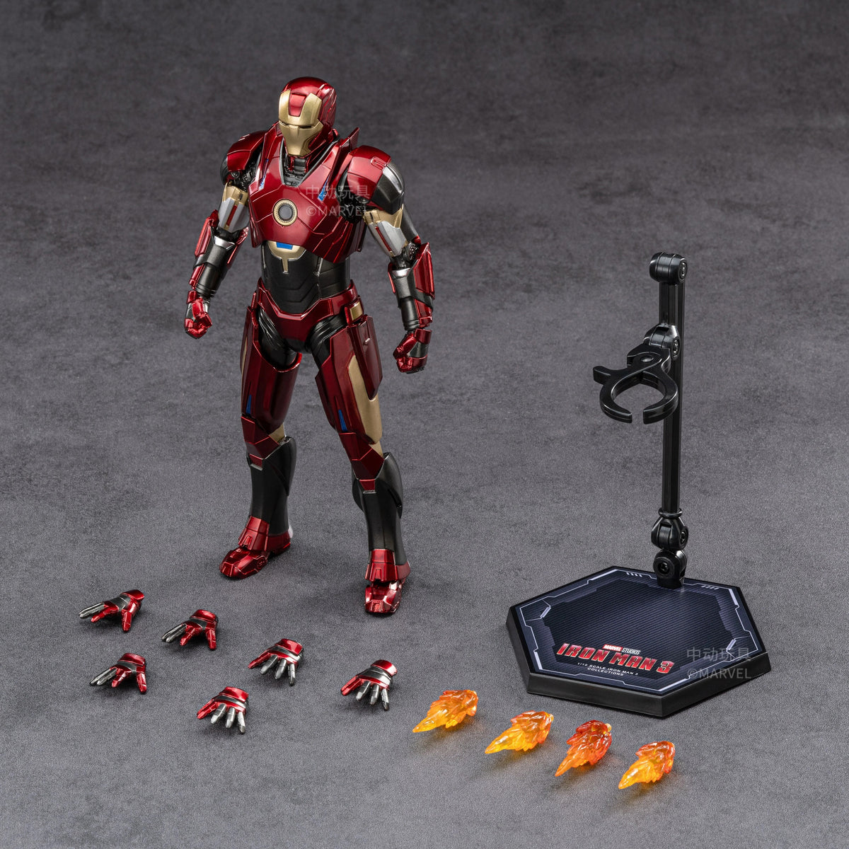 Iron Man Mark 16 Nightclub Armor Action Figure By ZD Toys - 7 Inch | Ages 15+