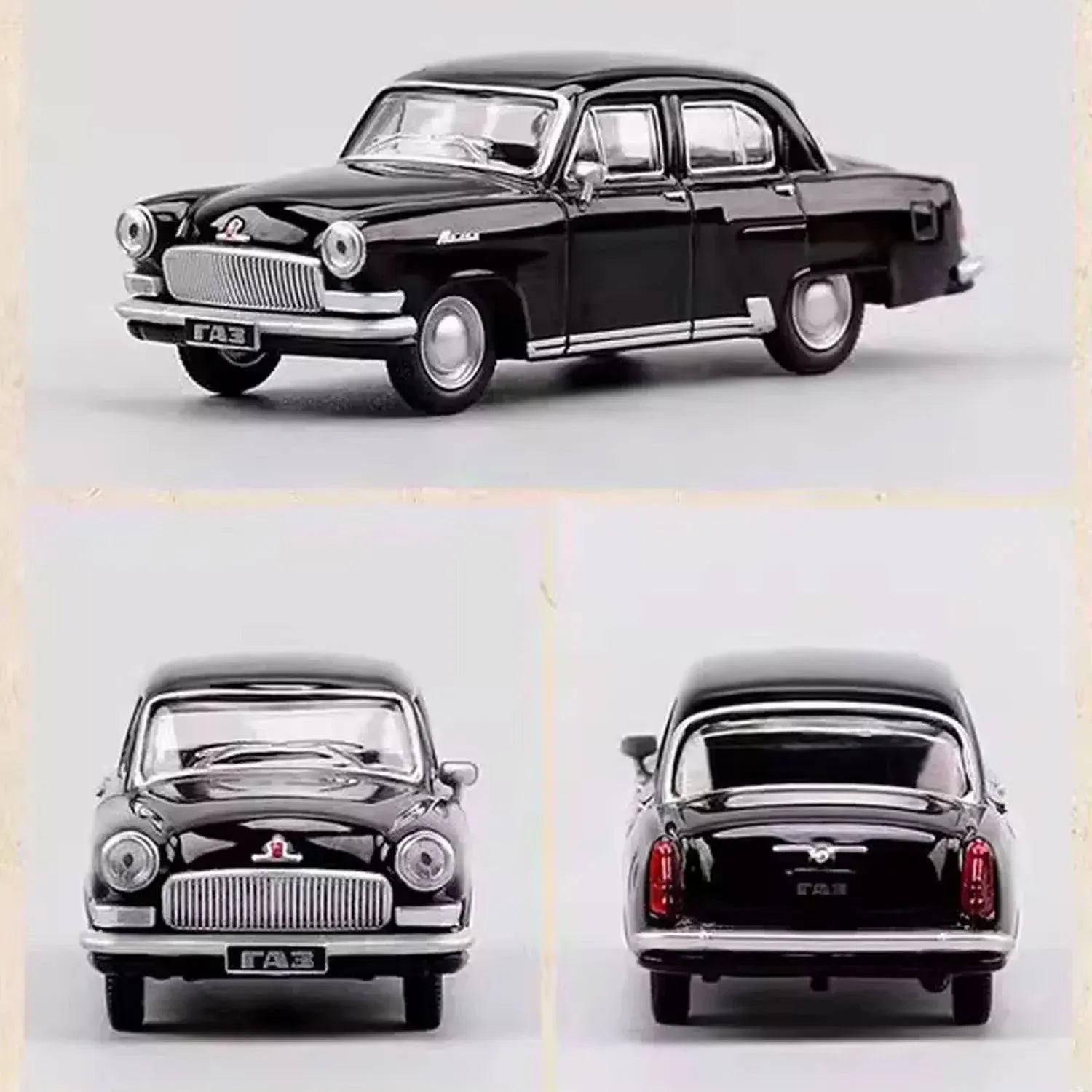 GAZ-21 Volga, 1:64 Scale (Black)