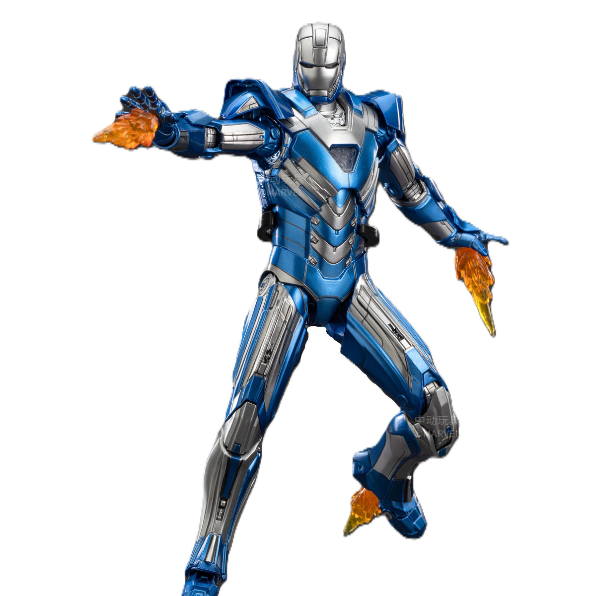 Iron Man 3 MK30 Blue Steel Armor Action Figure By ZD Toys - 7 Inch | Ages 15+