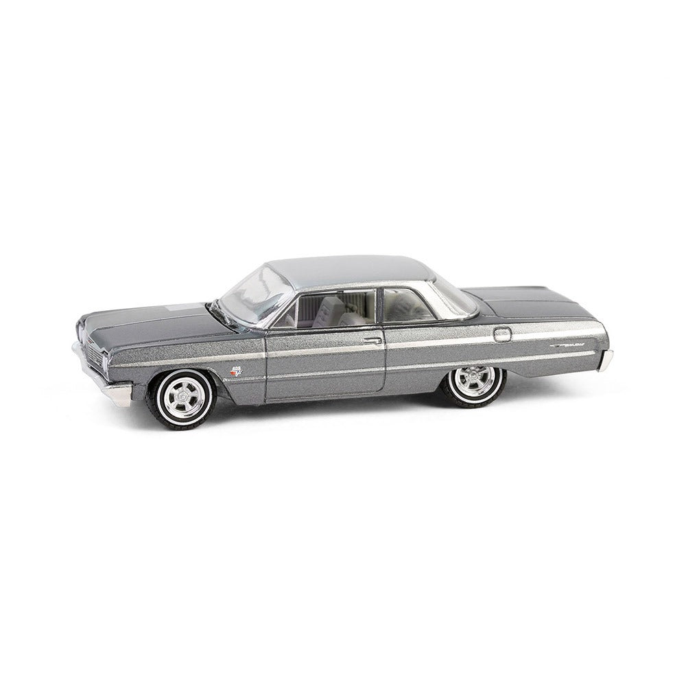 *PRE-ORDER* Chevrolet Bel Air Dark Gray Metallic & Silver Metallic 1964, 1:64 Scale