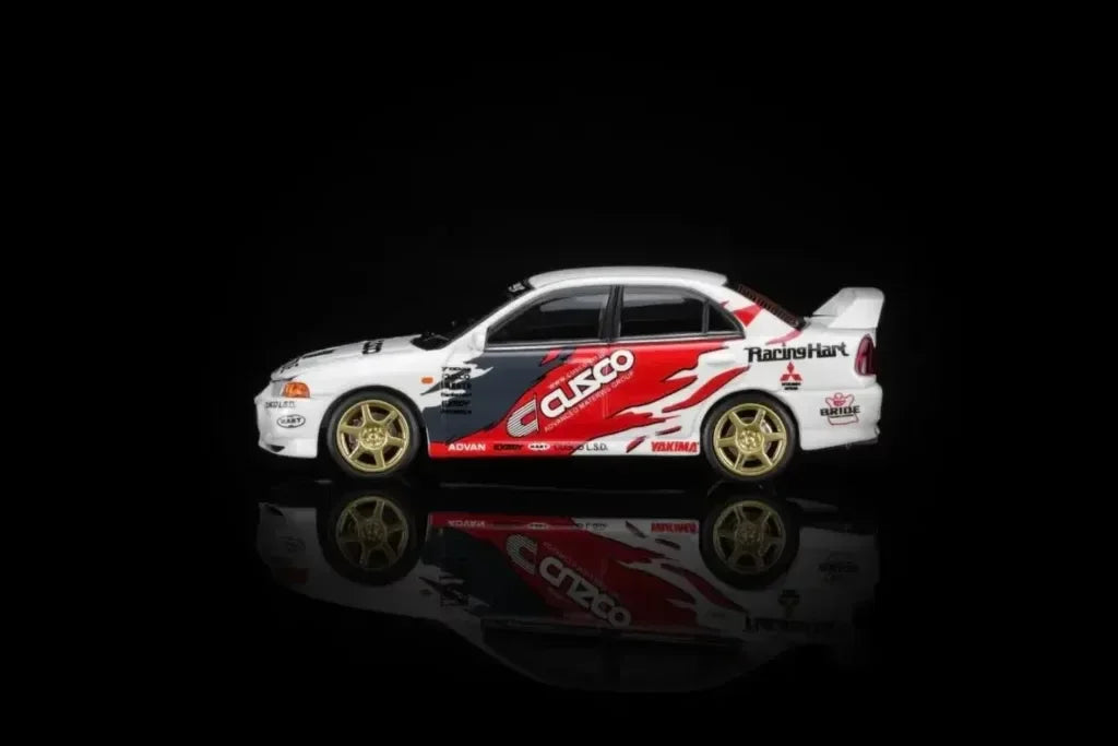 Mitsubishi Lancer Evolution IV GSR CUSCO Racing Livery, 1:64 Scale