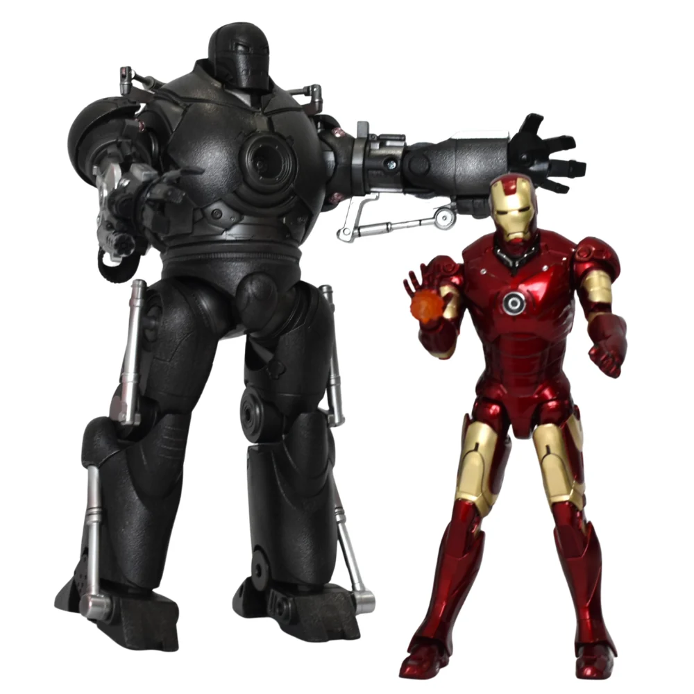 Iron Man Mark 3 & Iron Monger Set, The Final Battle Action Figure Set By ZD Toys - 7 Inch | Ages 15+
