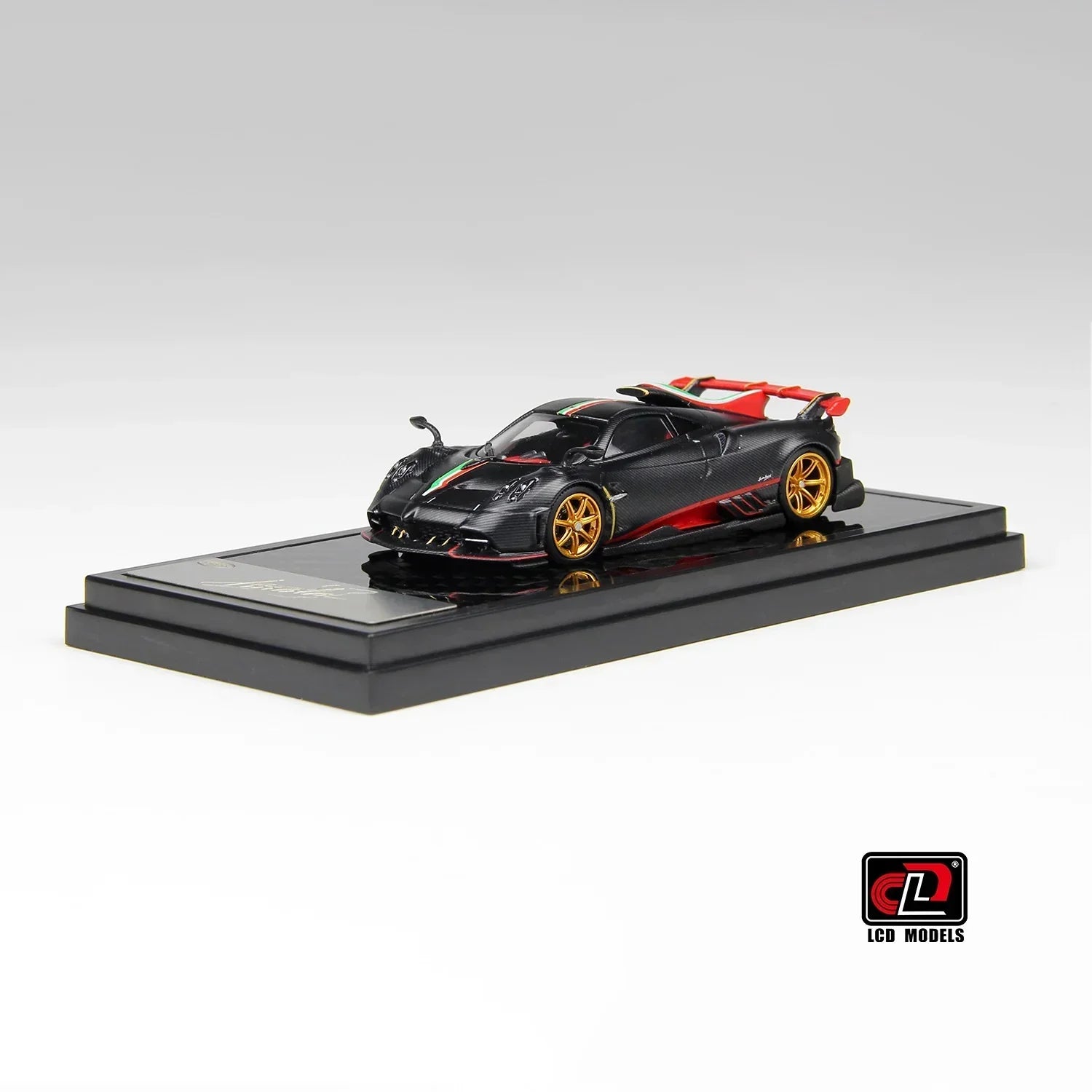 Premium scale diecast model car – Pagani Imola Coupe, 1:64 Scale (Matte Black) Collectible