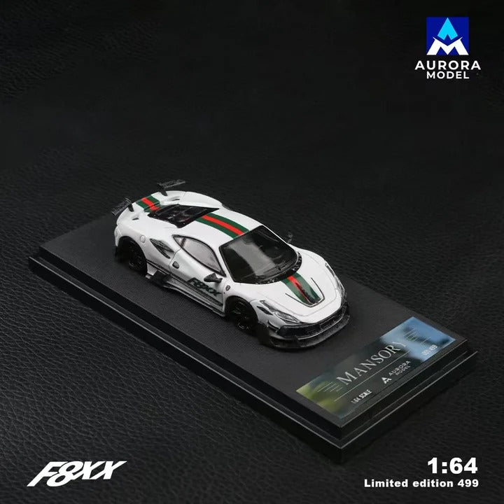 *PRE-ORDER* Modified Mashray F8XX Pearl White Figure Edition, 1:64 Scale
