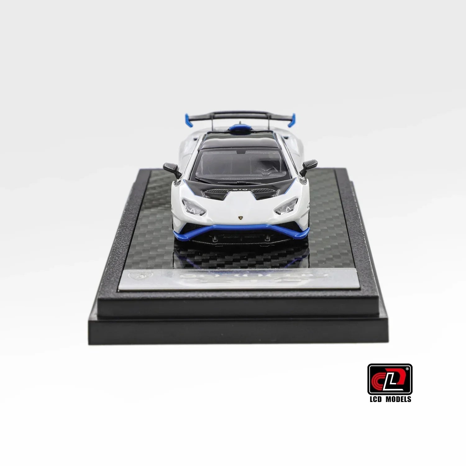Premium scale diecast model car – Lamborghini Huracan STO, 1:64 Scale (White) Collectible