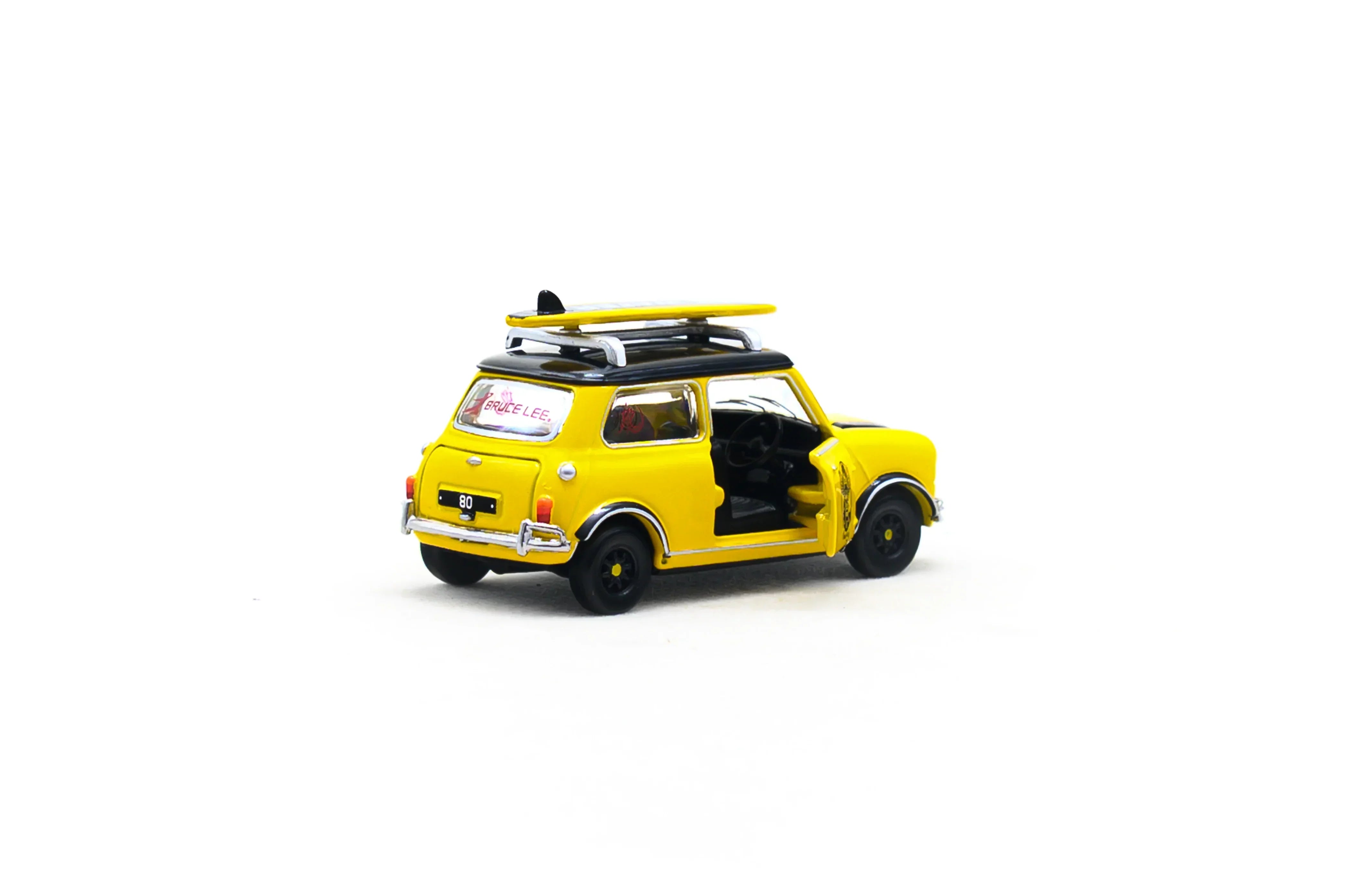 Premium scale diecast model car – Mini Cooper Mk 1 Bruce Lee Edition, 1:50 Scale Collectible