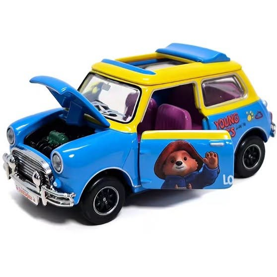 *PRE-ORDER* Morris Mini Mk 1 (Open-top Version) x Paddington Bear, 1:64 Scale