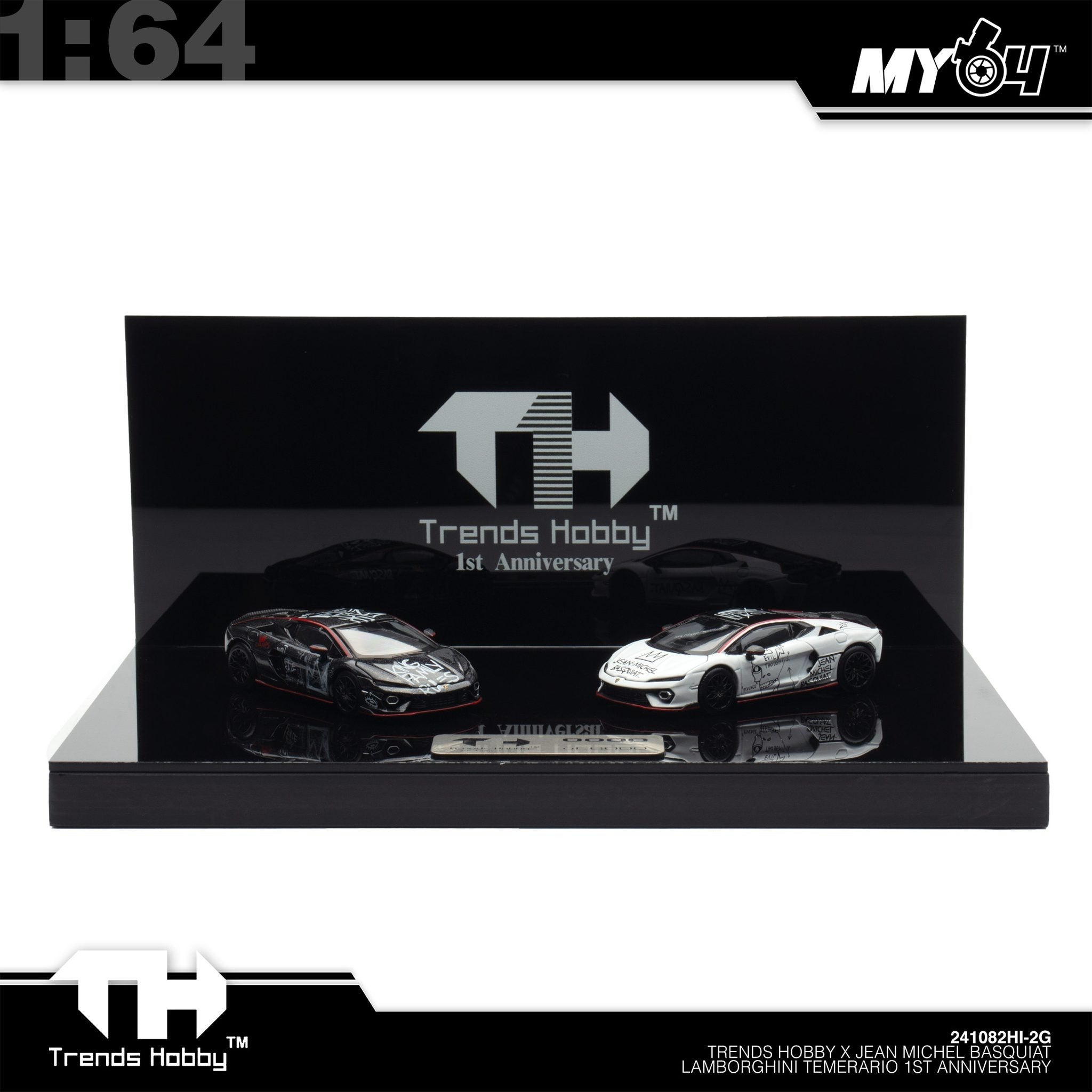 Trends Hobby X Jean Michel Basquiat Lamborghini Temerario 1st Anniversary, 1:64 Scale
