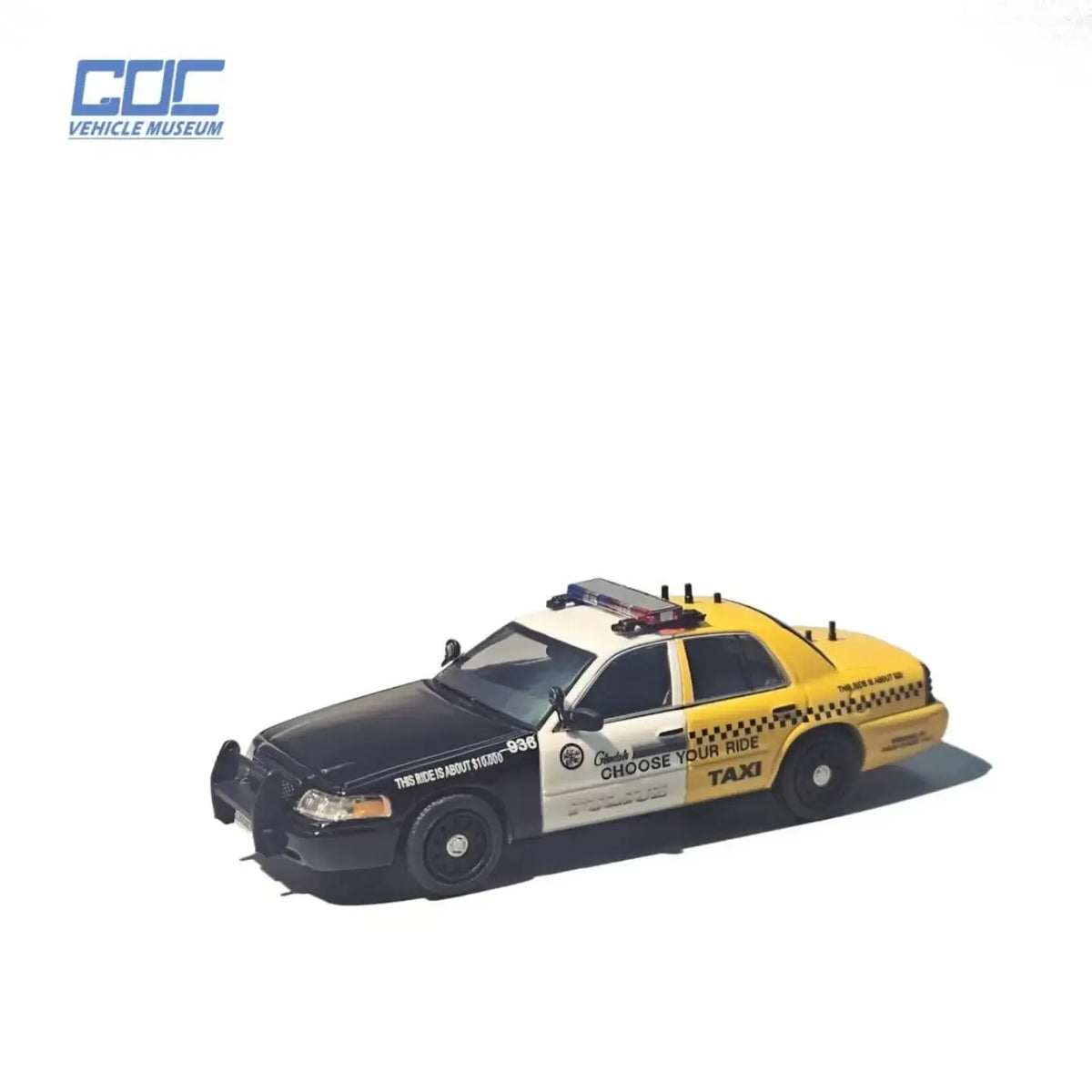 *PRE-ORDER* GOC Crown Victoria CGPD Anti-Drunk Driving Car (Limited To 800pcs), 1:64 Scale