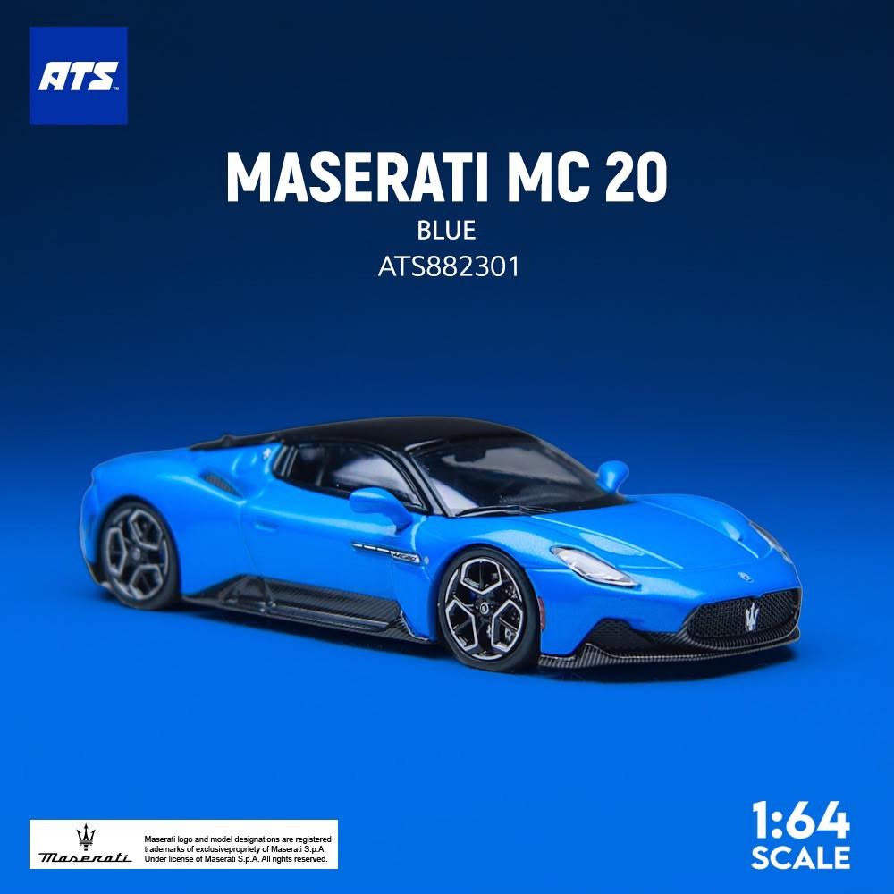 *PRE-ORDER* Maserati Marzana MC 20, 1:64 Scale (Blue)
