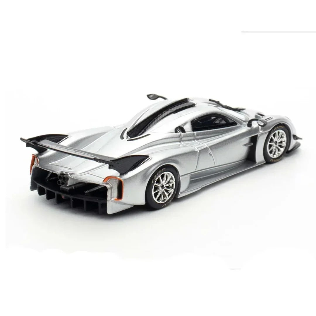 Premium scale diecast model car – Pagani Huayra R, 1:64 Scale (Silver) Collectible