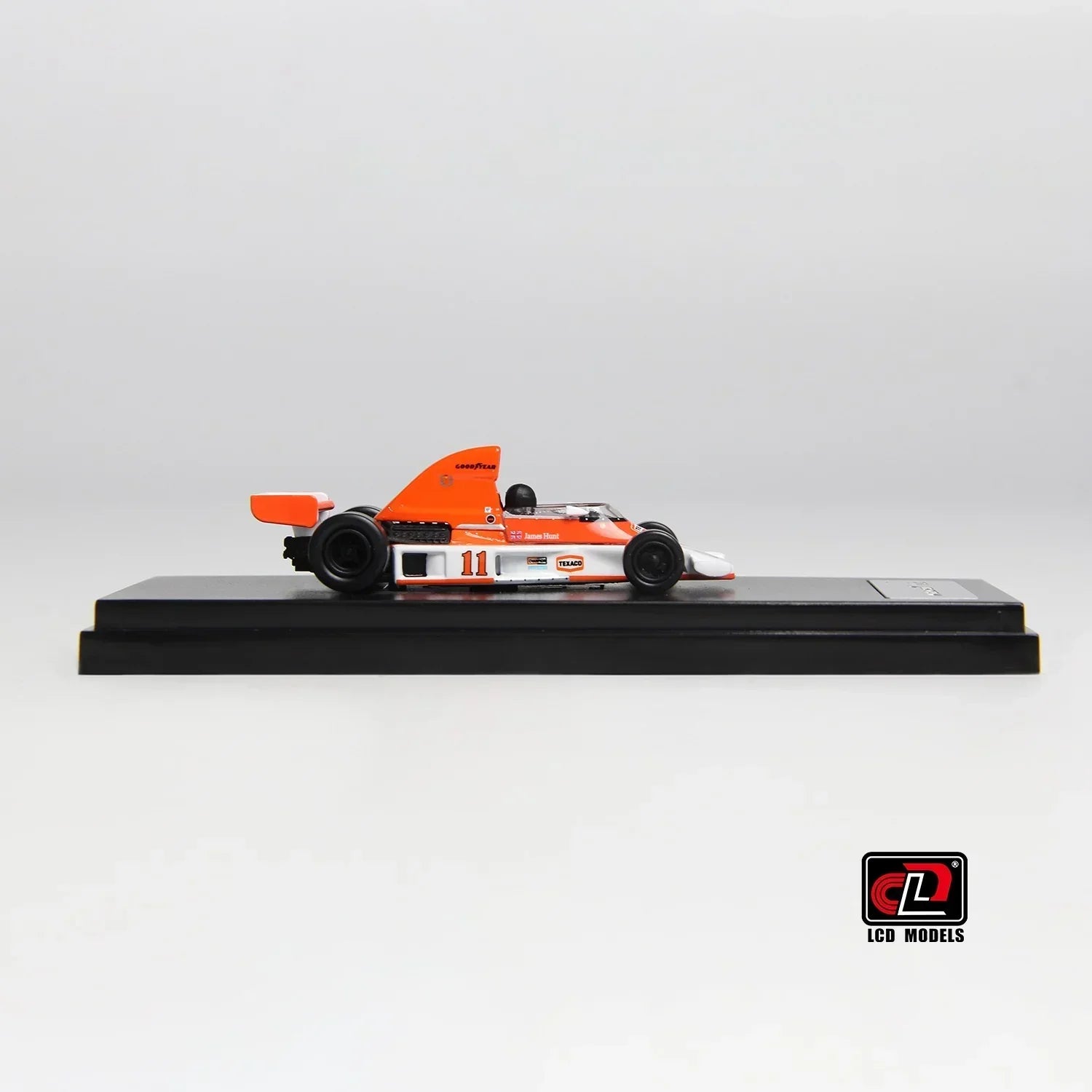 Premium scale diecast model car – McLaren M23, 1:64 Scale (Orange with White) Collectible