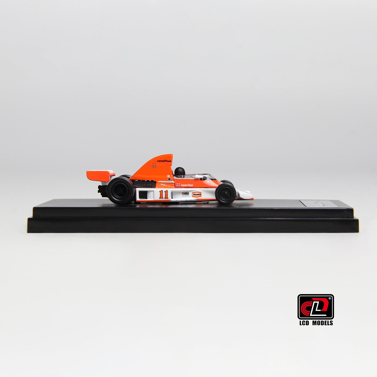 Premium scale diecast model car – McLaren M23, 1:64 Scale (Orange with White) Collectible