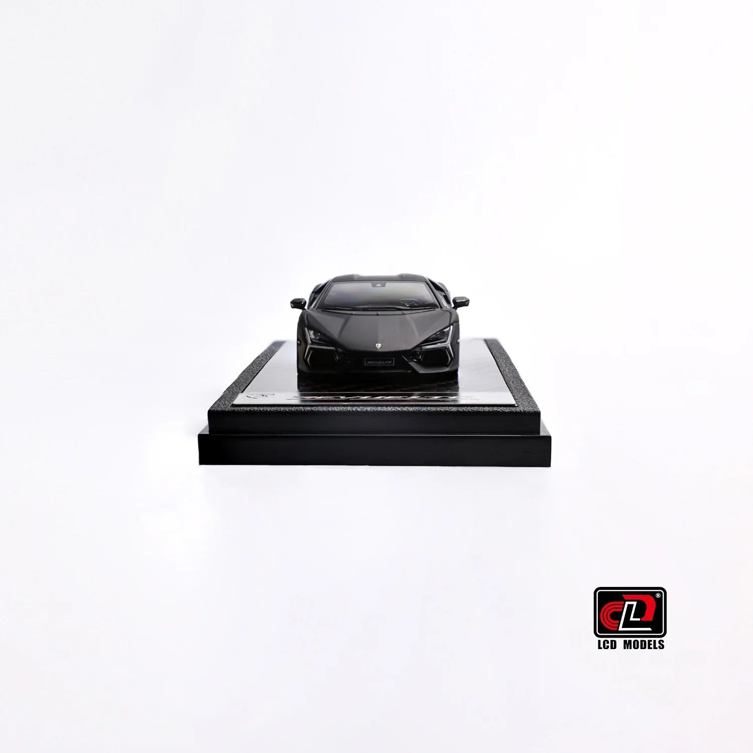 Premium scale diecast model car – Lamborghini Revuelto, 1:64 Scale (Matte Black) Collectible