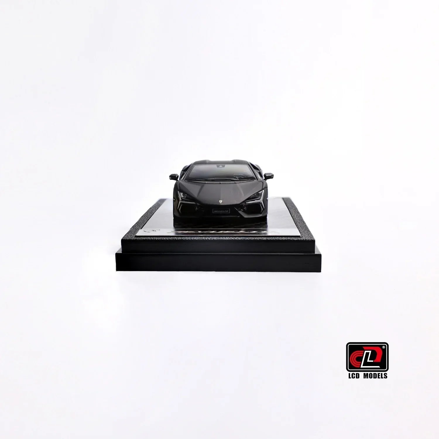 Premium scale diecast model car – Lamborghini Revuelto, 1:64 Scale (Matte Black) Collectible