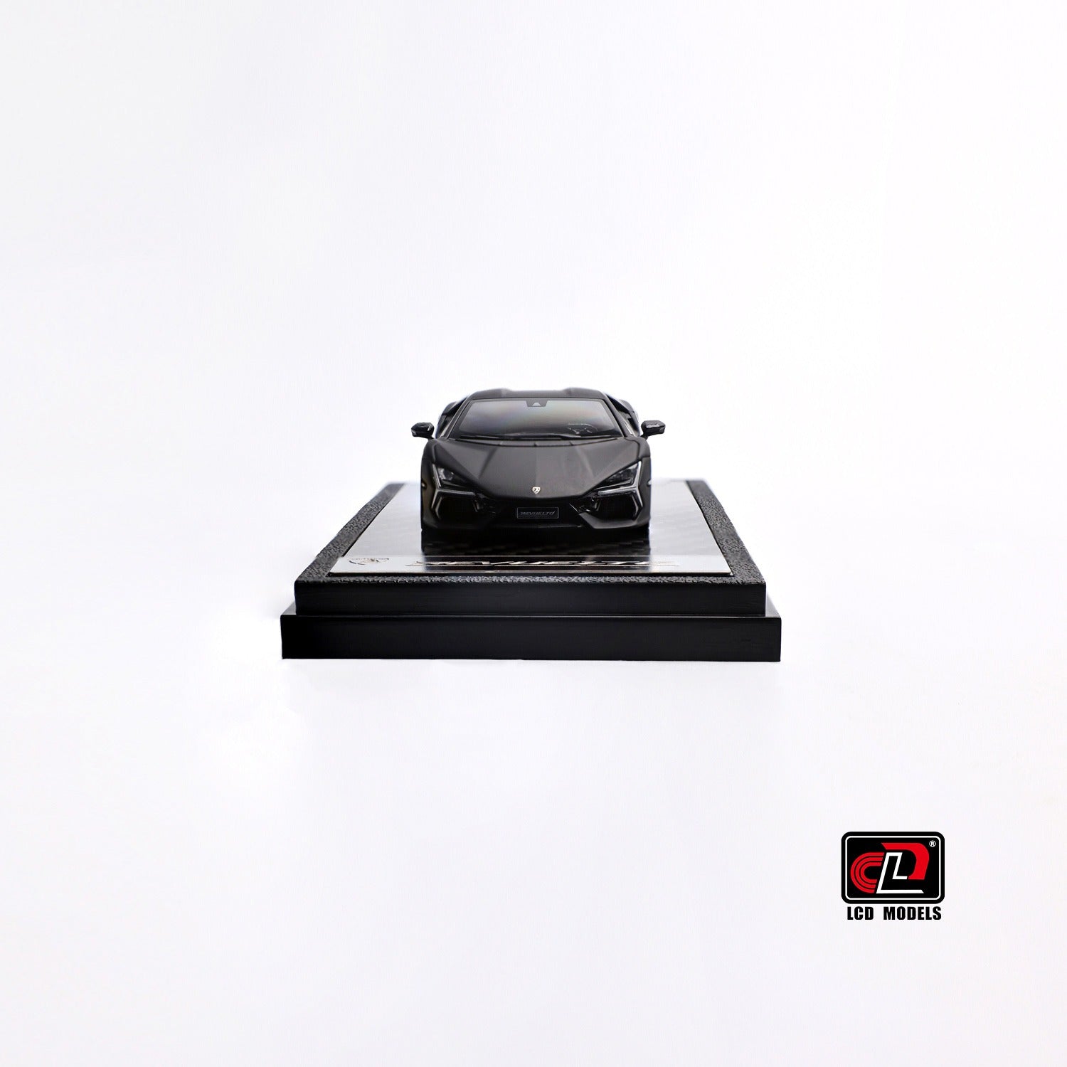 Premium scale diecast model car – Lamborghini Revuelto, 1:64 Scale (Matte Black) Collectible