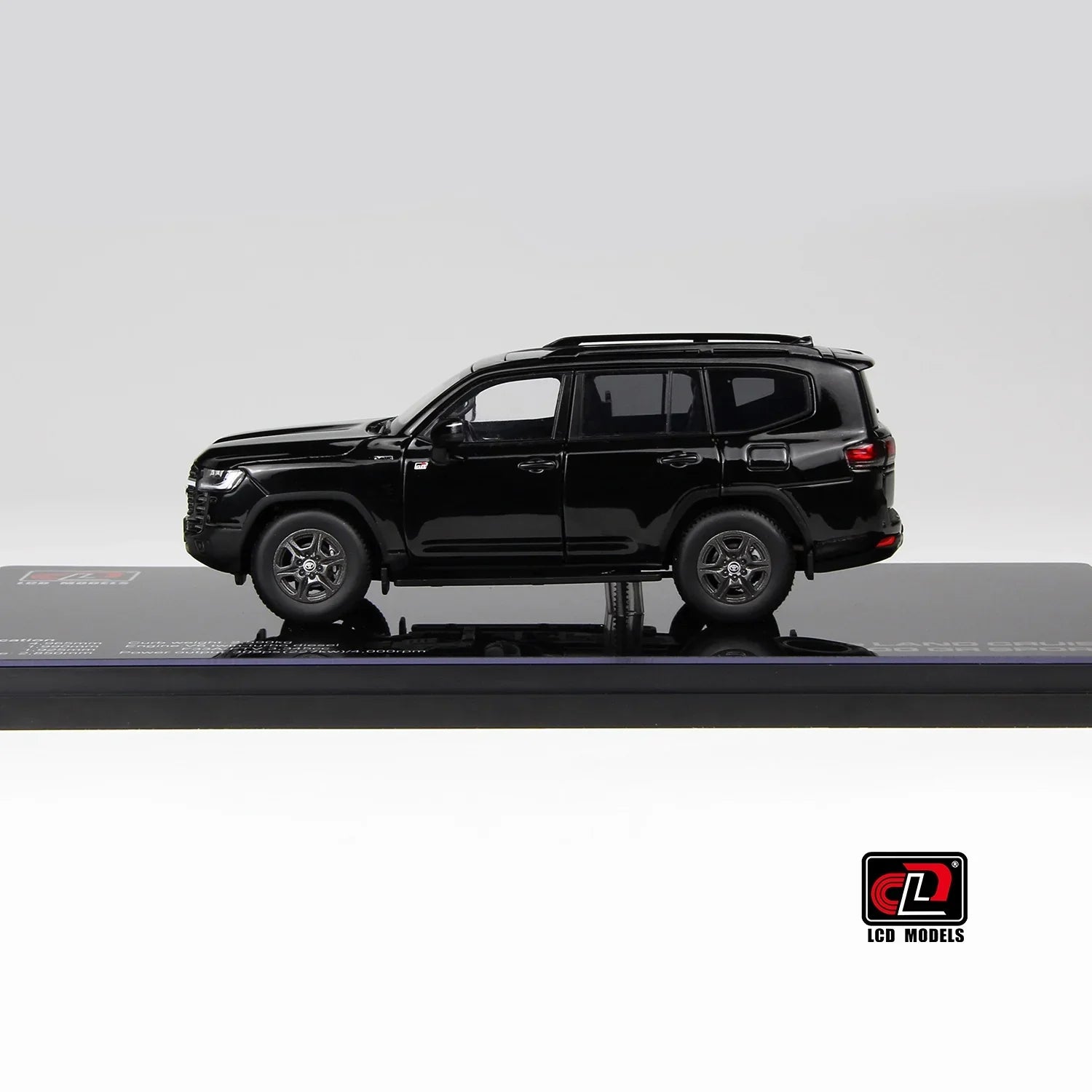 Premium scale diecast model car – Toyota LC300-GR Sport, 1:43 Scale (Black) Collectible