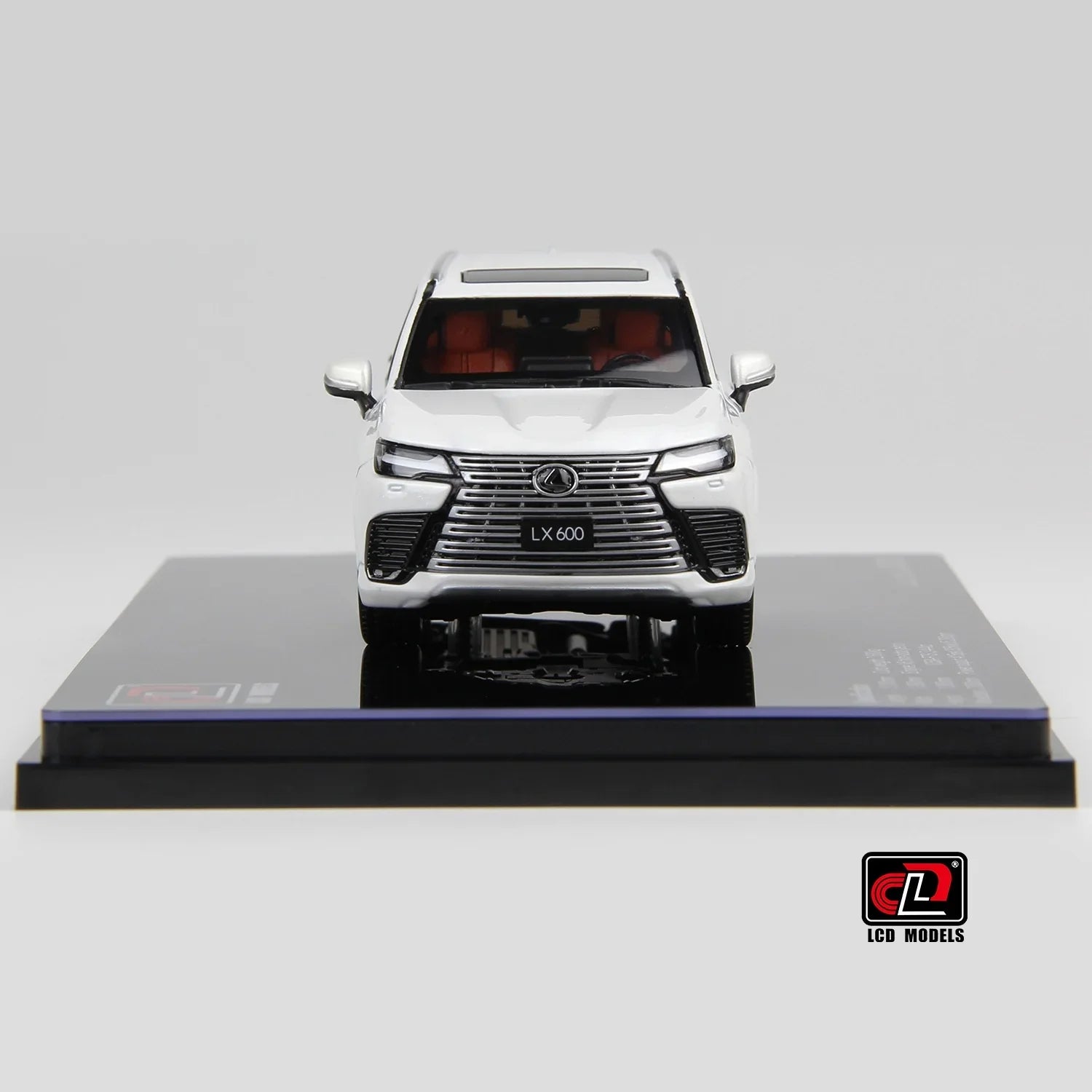 Premium scale diecast model car – LEXUS LX600, 1:43 Scale (White) Collectible