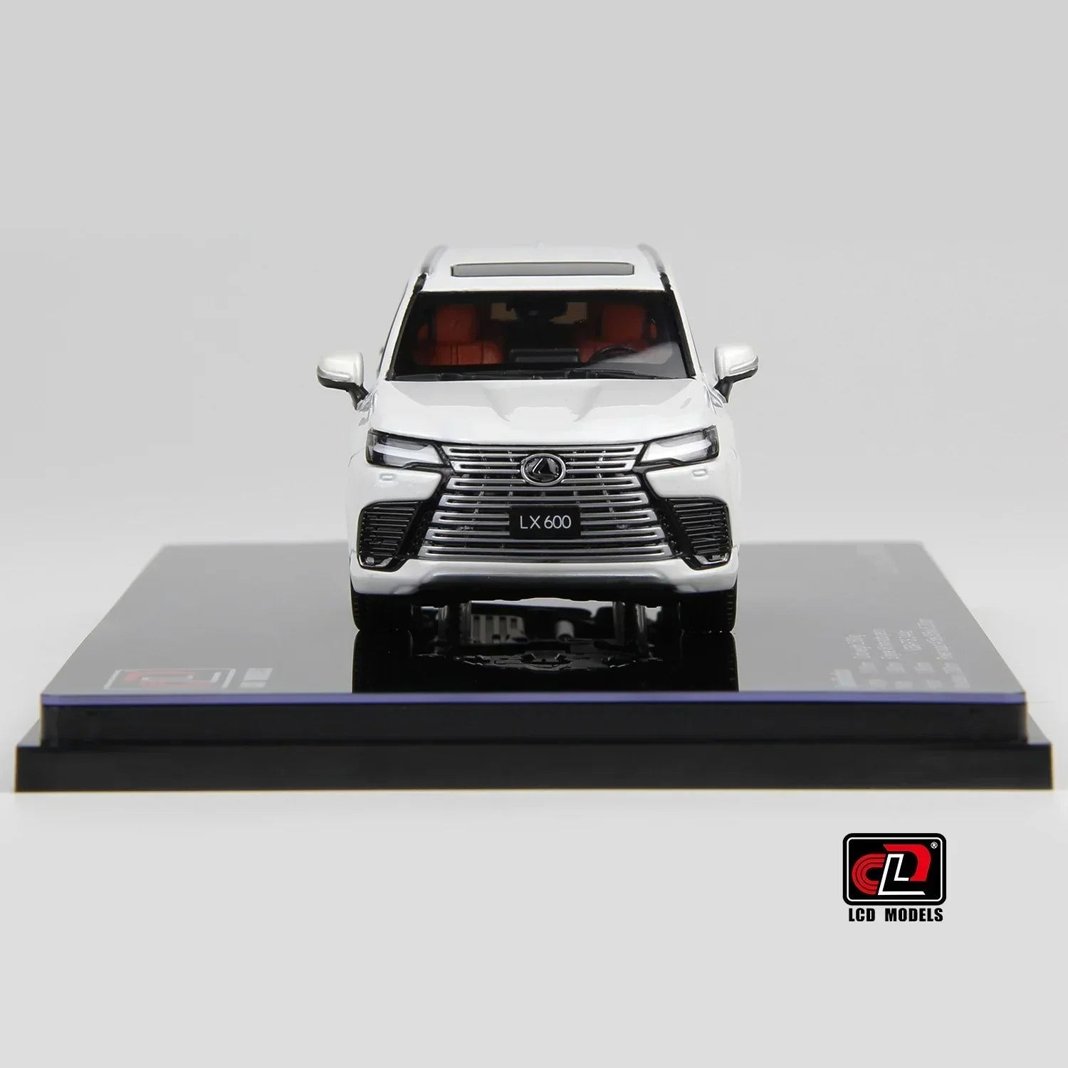 Premium scale diecast model car – LEXUS LX600, 1:43 Scale (White) Collectible