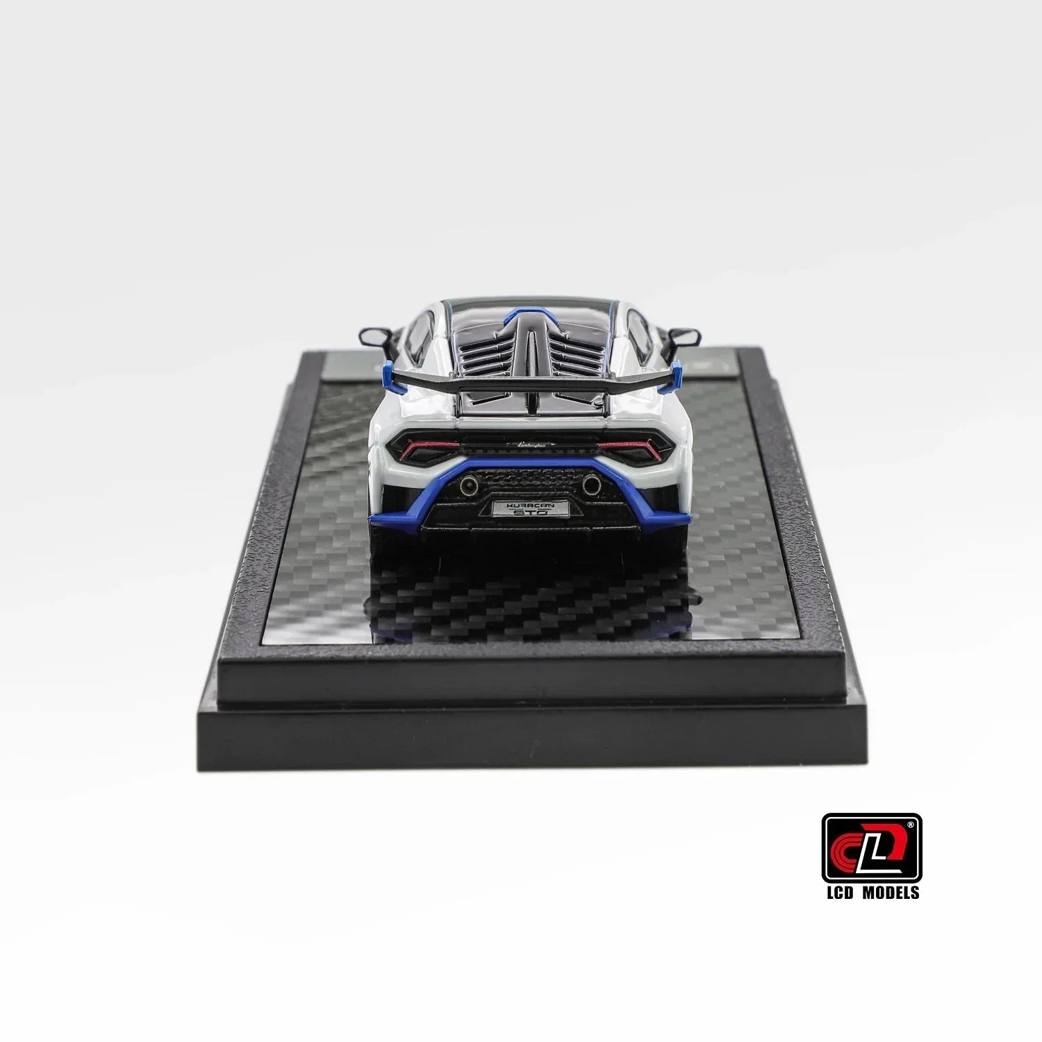 Premium scale diecast model car – Lamborghini Huracan STO, 1:64 Scale (White) Collectible