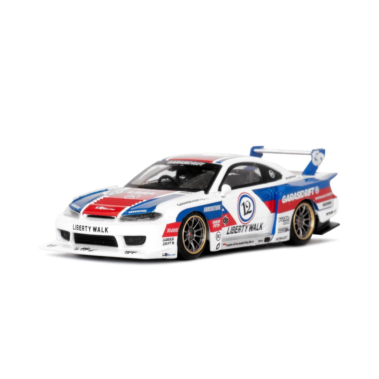 *PRE-ORDER* Wataru Kato Signed Exclusive - Mini GT (Liberty Walk Limited Edition) Nissan S15, 1:64 Scale (Silvia Blister)