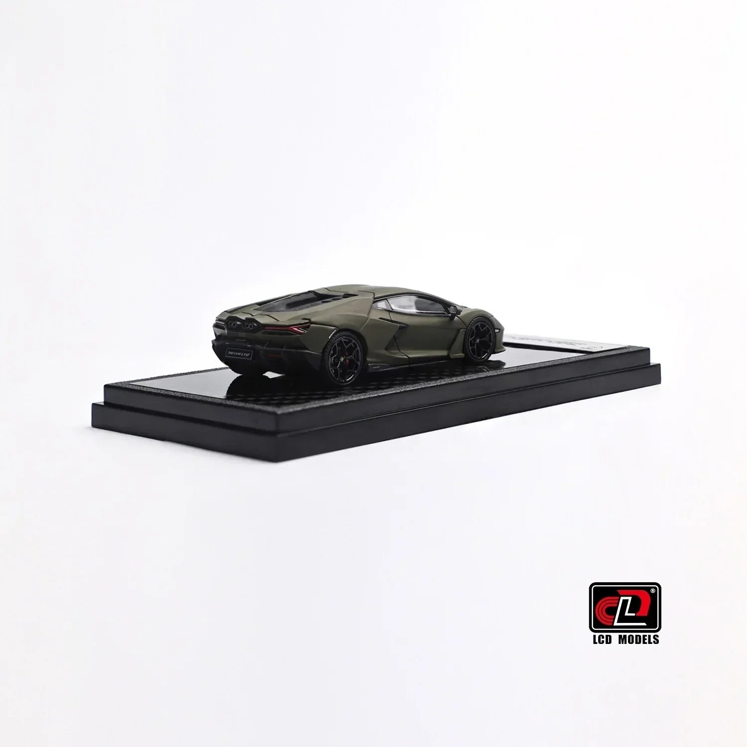 Premium scale diecast model car – Lamborghini Revuelto, 1:64 Scale (Matte Green) Collectible