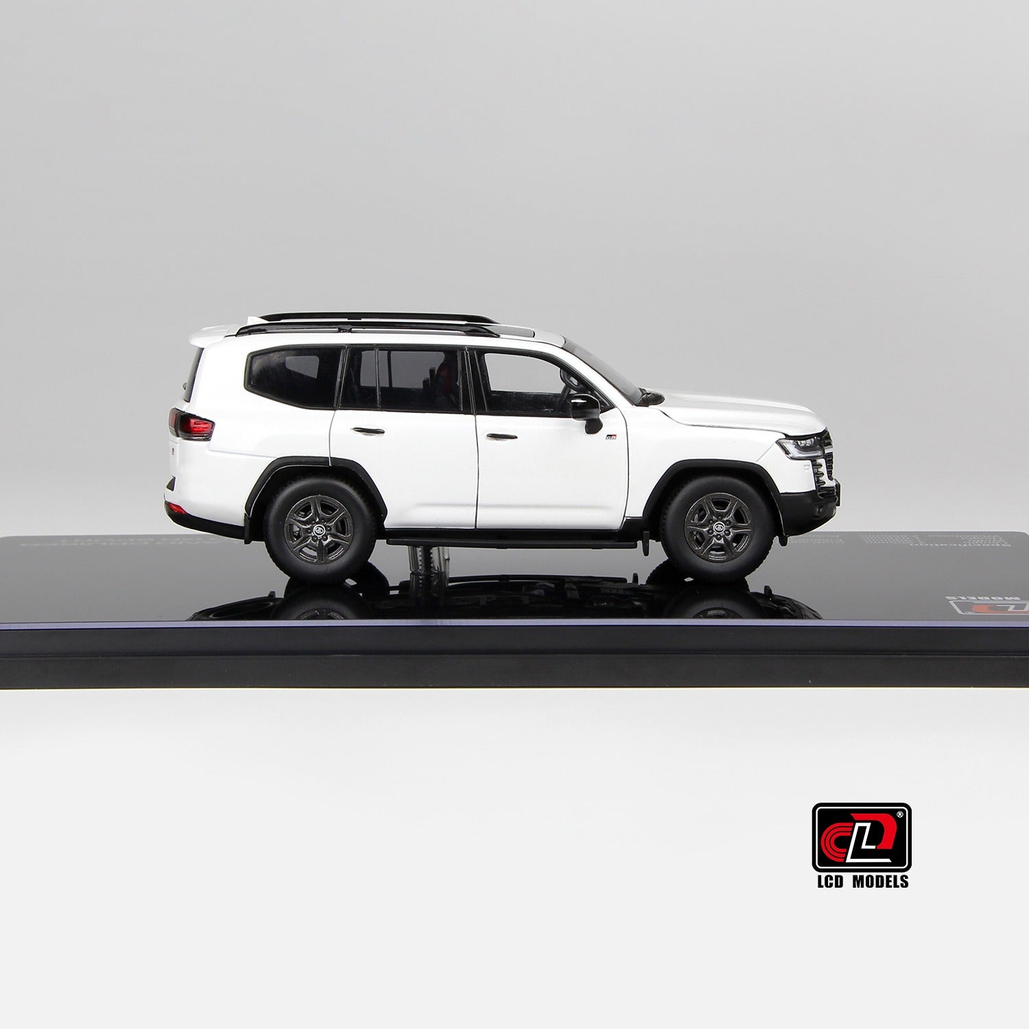Premium scale diecast model car – Toyota LC300-GR Sport, 1:43 Scale (White) Collectible