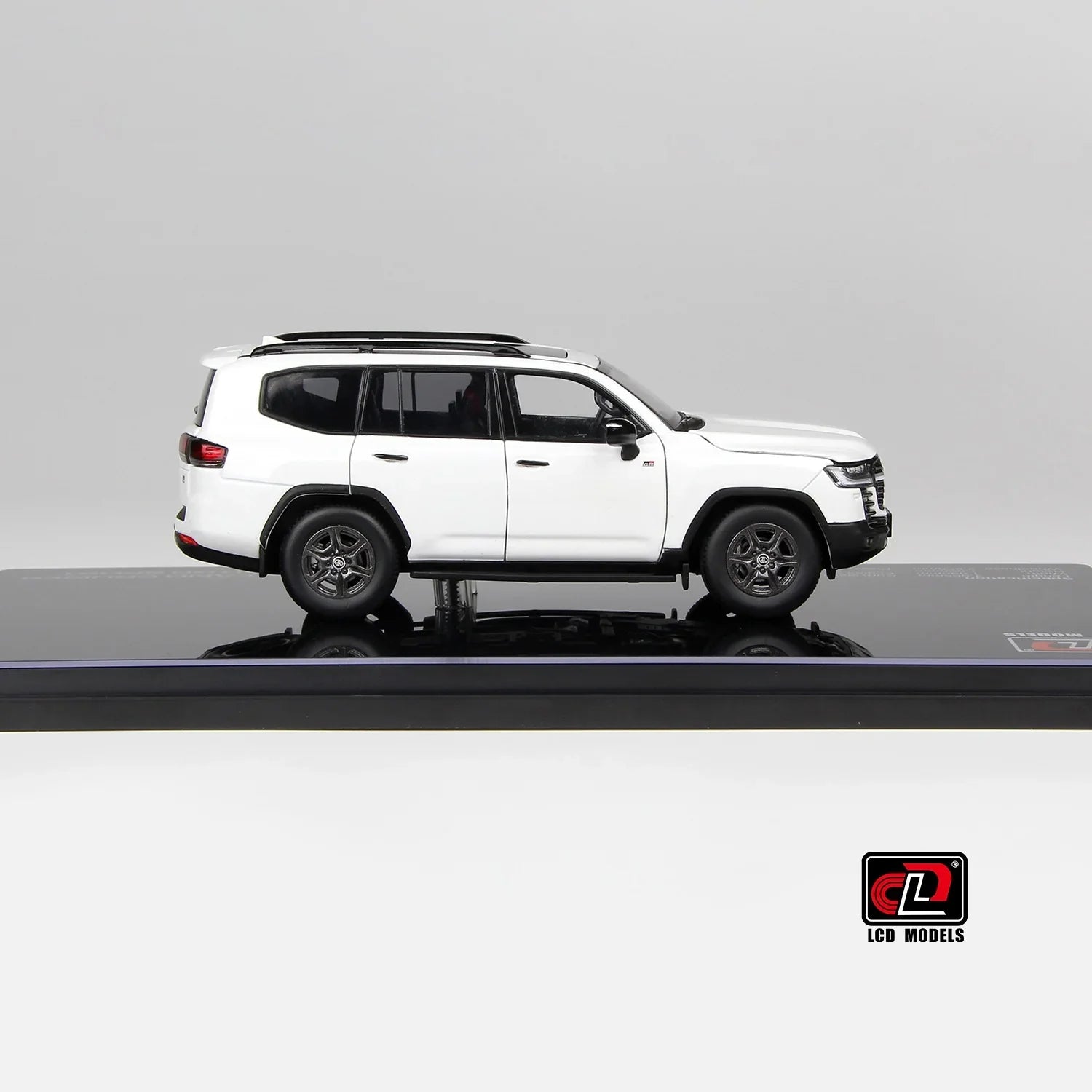 Premium scale diecast model car – Toyota LC300-GR Sport, 1:43 Scale (White) Collectible