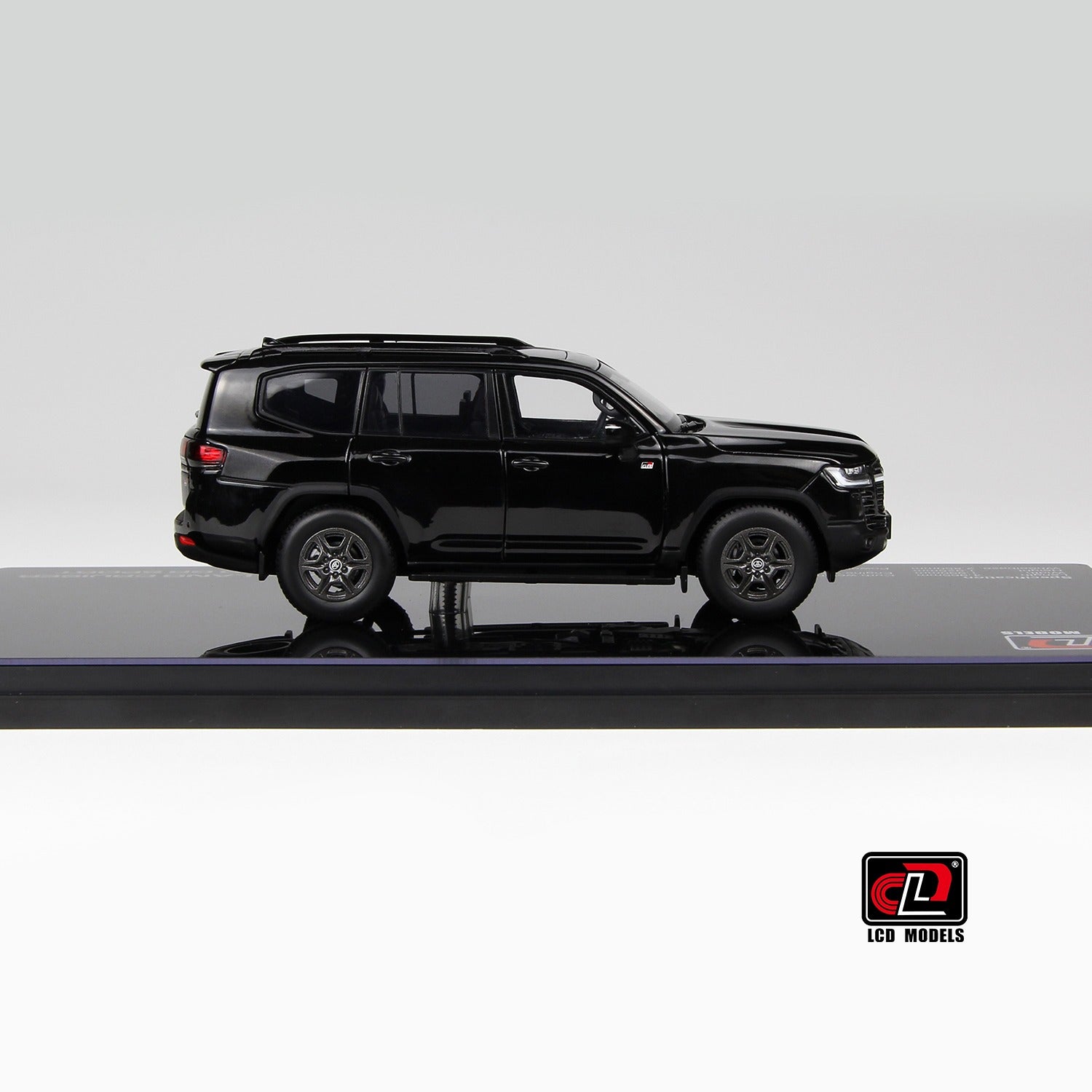 Premium scale diecast model car – Toyota LC300-GR Sport, 1:43 Scale (Black) Collectible