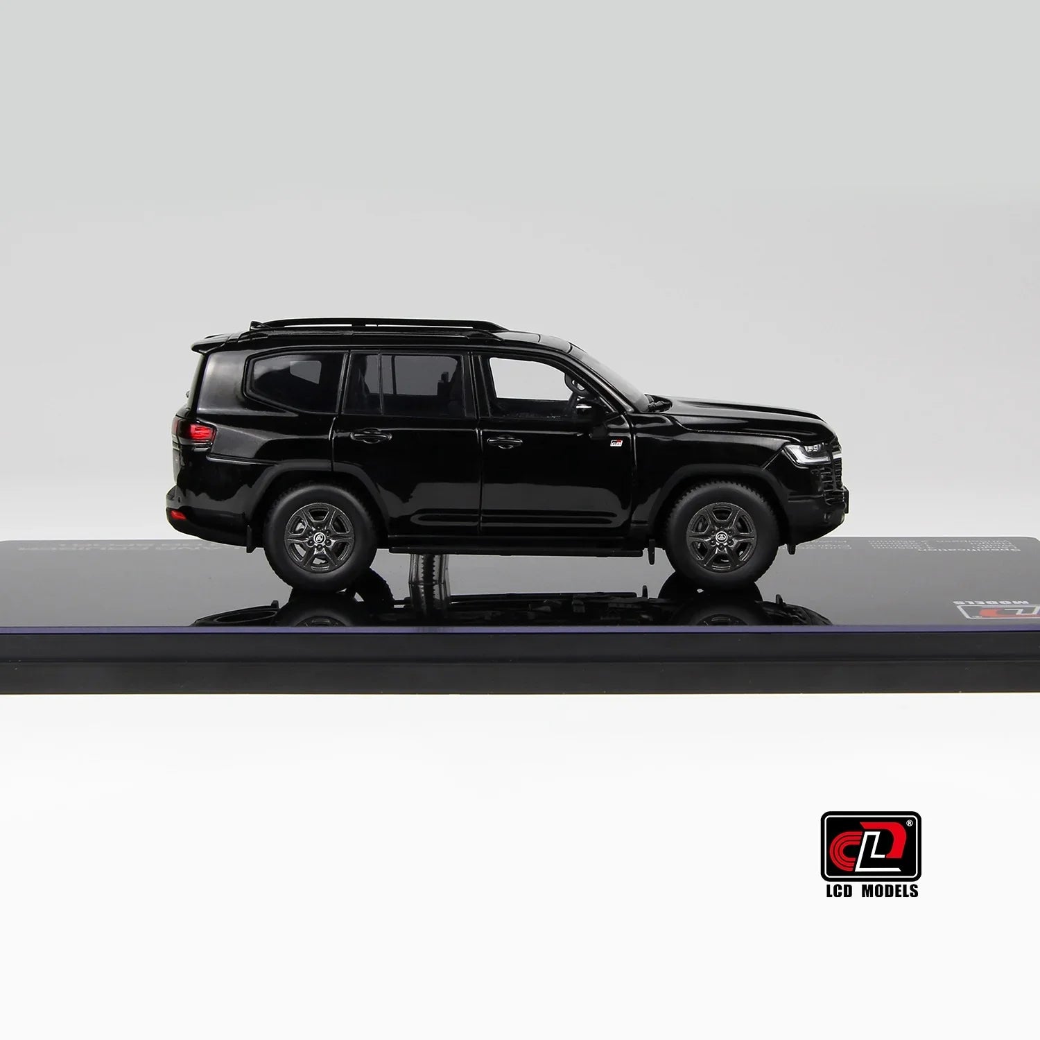 Premium scale diecast model car – Toyota LC300-GR Sport, 1:43 Scale (Black) Collectible