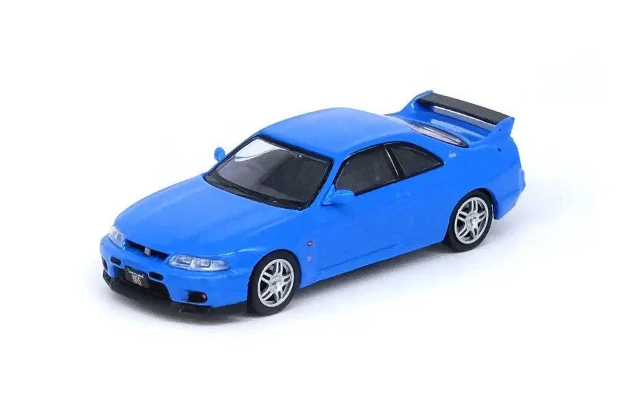 Premium scale diecast model car – *PRE-ORDER* Nissan Skyline GT-R (R33) Championship,1:64 Scale (Blue) Collectible
