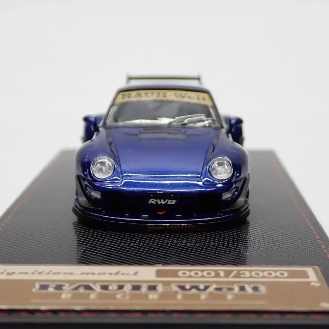 Premium scale diecast model car – *TMCS 2026* RWB 993 Blue Metallic, 1:64 Scale Collectible