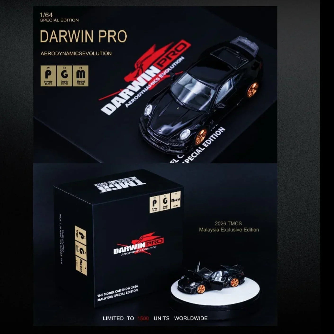 Premium scale diecast model car – *TMCS 2026* Darwin Pro, The Model Car Show 2026 Collectible