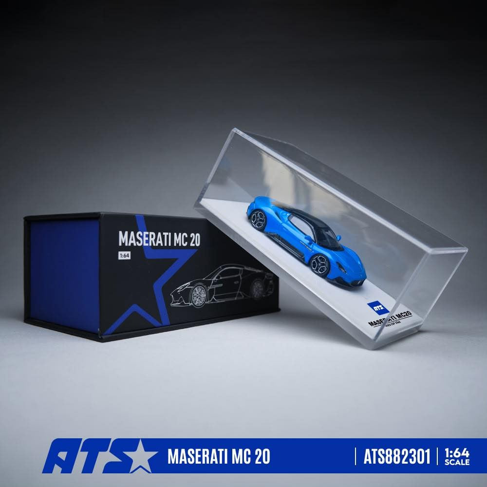 *PRE-ORDER* Maserati Marzana MC 20, 1:64 Scale (Blue)