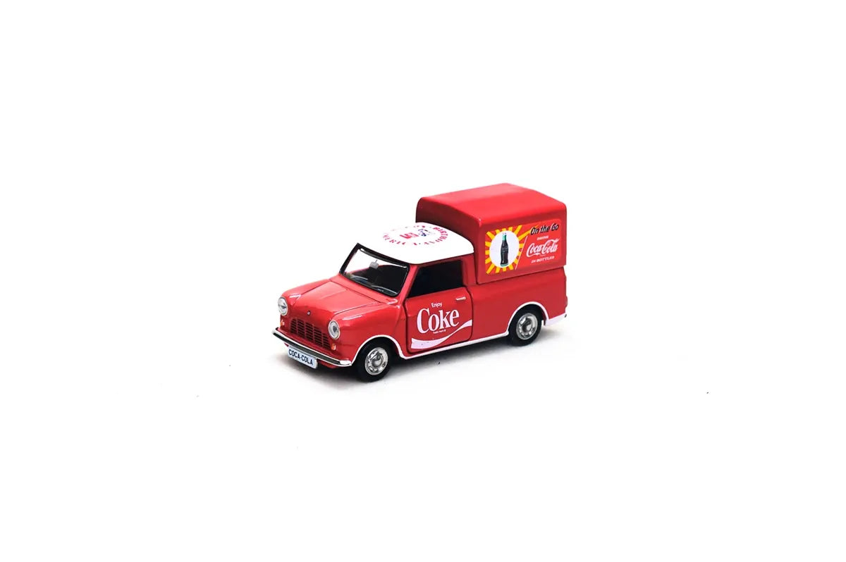 Premium scale diecast model car – Morris Mini Pickup Coca-Cola, 1:50 Scale Collectible