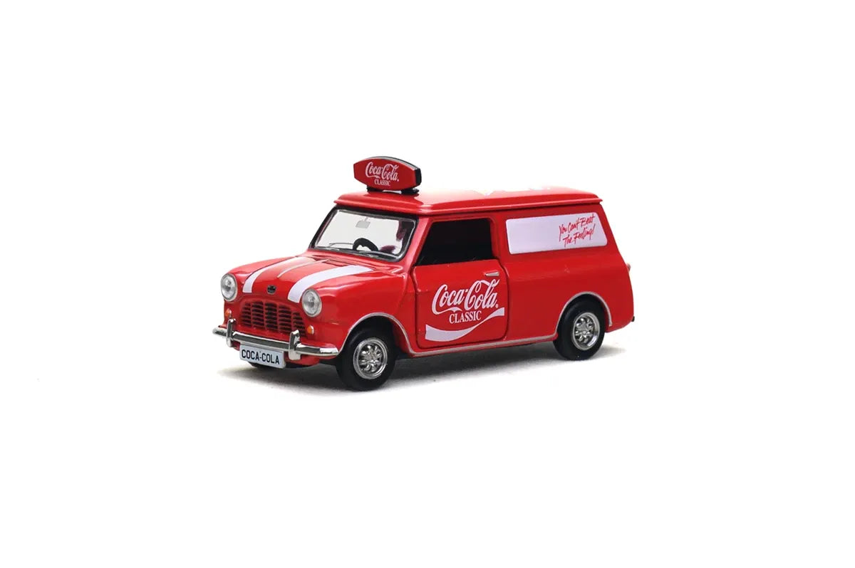 Premium scale diecast model car – Austin Mini Countryman Coca-Cola, 1:50 Scale Collectible